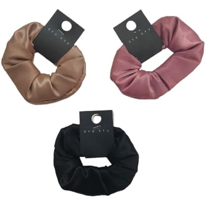 Satin Round Hair Tuck - 3 Piece (coloful 2)